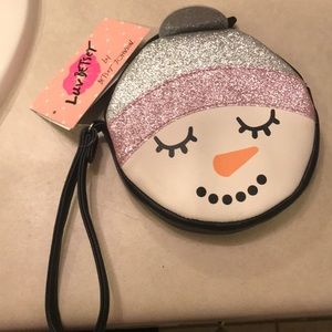 New!! Betsey Johnson snowman purse